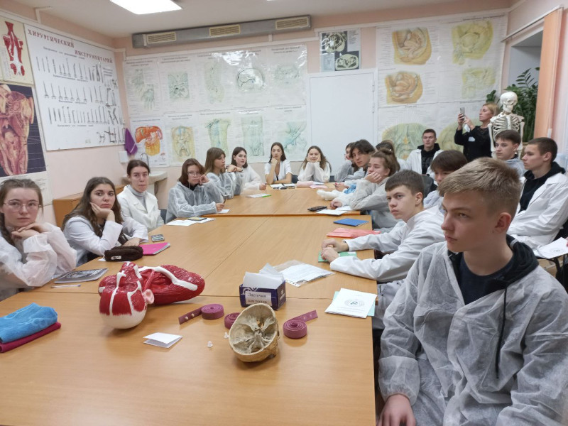 Поездка медицинского класса в Ханты-Мансийскую государственную медицинскую академию.